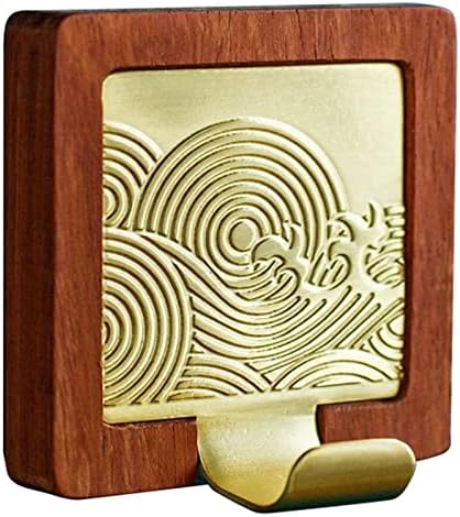 Single Bathroom Towel Hook with Art Deco Design