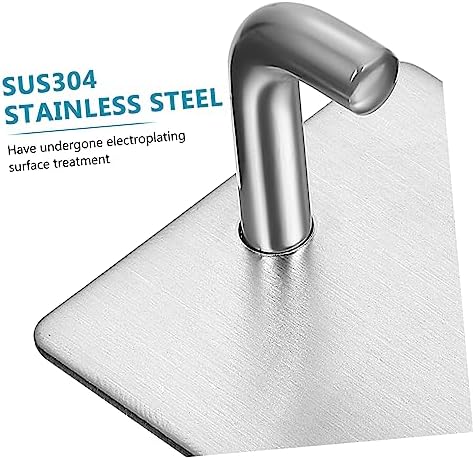 4-Piece Chrome Towel Hooks - Heavy Duty Wall-Mounted Bathroom Towel Hangers
