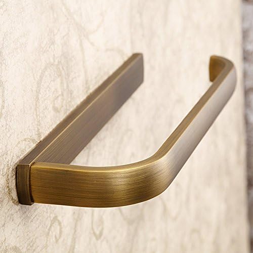 Home Retro Towel Rack Antique Brass Solid Brass Towel Holder
