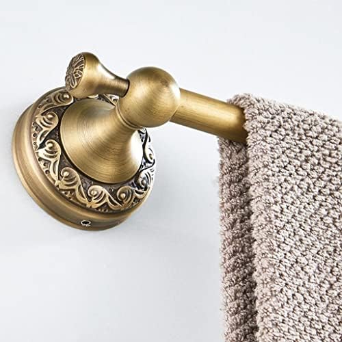 Vintage Brass Towel Bar Set