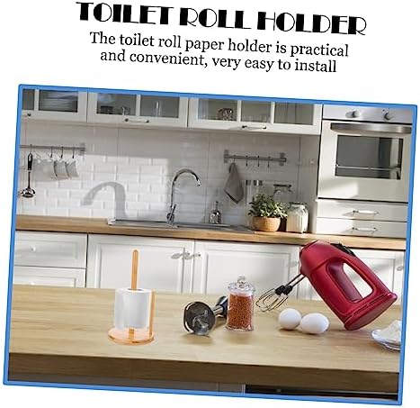 Toilet Paper Holder - Easy to Install Roll Stand Organizer