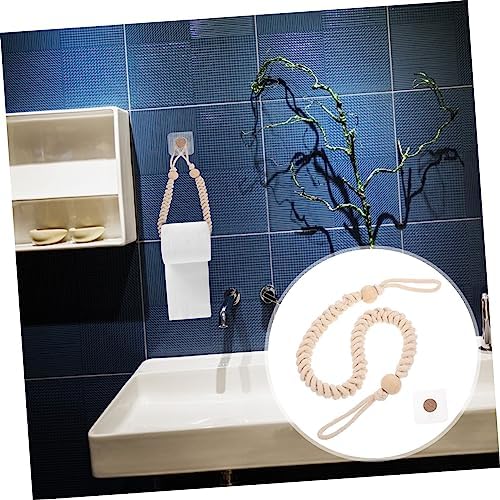 HoliBANNA Retro Cotton Rope Toilet Paper Holder Napkin Dispenser