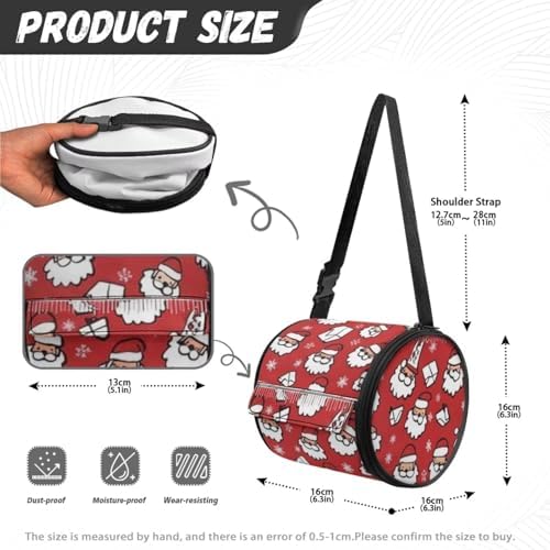 YUVAMIMO Santa Claus Hanging Toilet Paper Organizer