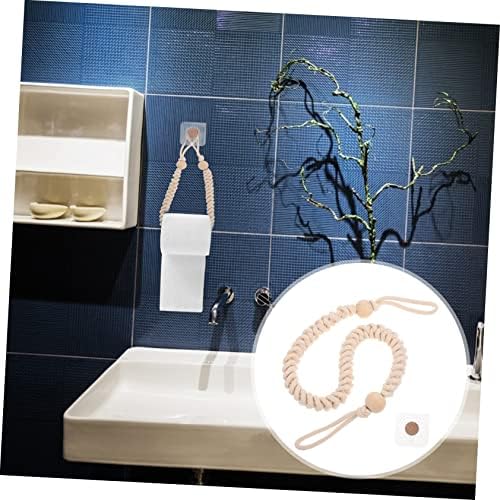 Gleavi 1-Piece Braided Toilet Paper Holder