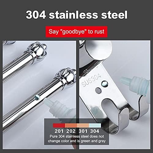 Stainless Steel T-Bar Towels Holder for Small Bathrooms