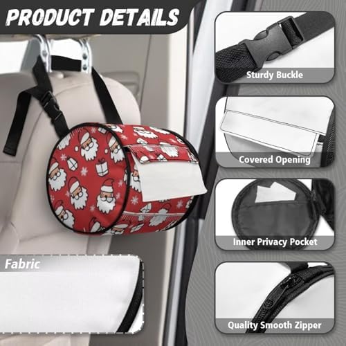 YUVAMIMO Santa Claus Hanging Toilet Paper Organizer