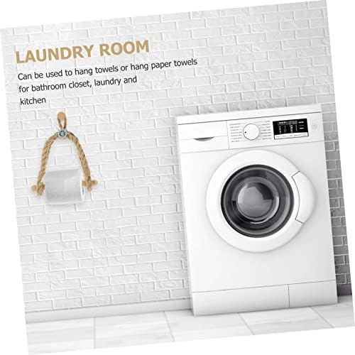 Labrimp Wooden Toilet Roll Holder Stand