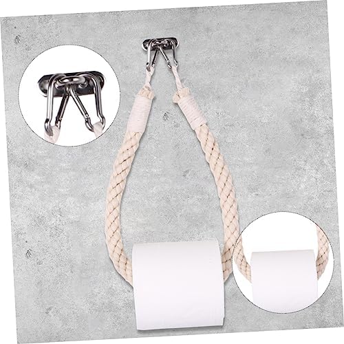 Angoily Jumbo Roll Nautical Rope Toilet Paper Holder