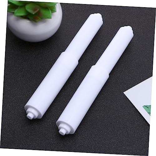 White Plastic Toilet Paper Holder Roller