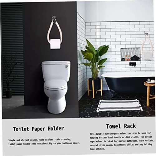 Stylish 1Pc Handmade Rope Toilet Paper Holder