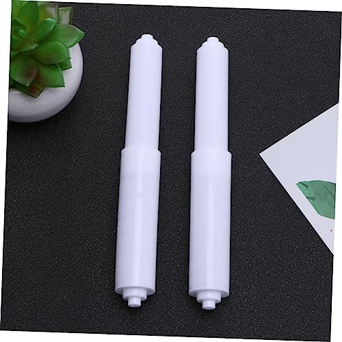 White Plastic Toilet Paper Holder Roller