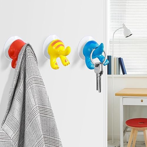 12-Piece Durable Suction Cup Hook Set