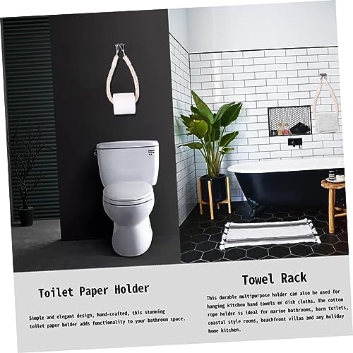 Lurrose Retro Metal Toilet Paper Holder - Durable Stylish Design