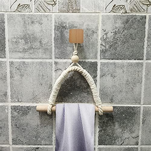 EEASSA Red Antique Towel Rope Toilet Roll Holder