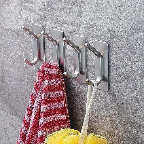 Towel Hooks 304 Stainless Steel Double Wall Hanger Gym