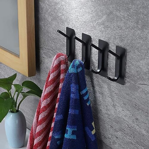 Towel Hooks 304 Stainless Steel Double Wall Hanger Gym