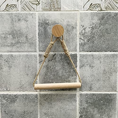 EEASSA Red Antique Towel Rope Toilet Roll Holder